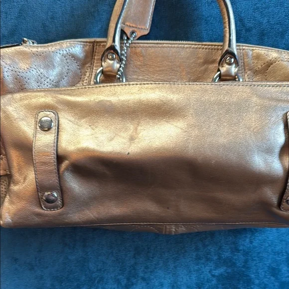 Coach Bronze Satchel Bag - Picture 4 of 5
